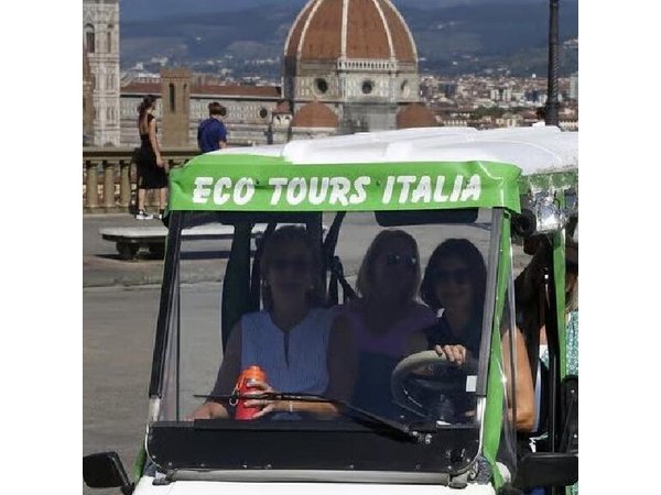 Private Golf Cart Tour of Florence Michelangelo & Panoramic Hills