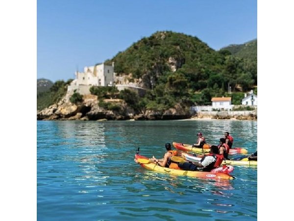Lisbon : Arrábida Kayak & Wild Beach Snorkeling/Pick-Up Option