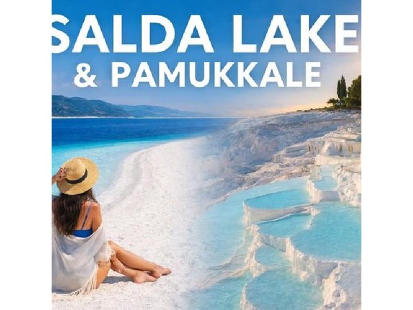 Antalya: Pamukkale & Salda Lake (Turkish Maldives Experience)