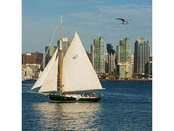 San Diego Private Yacht Charter on a Classic Sailboat