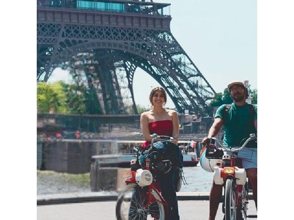Paris in Vintage Solex - Latin Quarter, St-Germain & Eiffel Tower