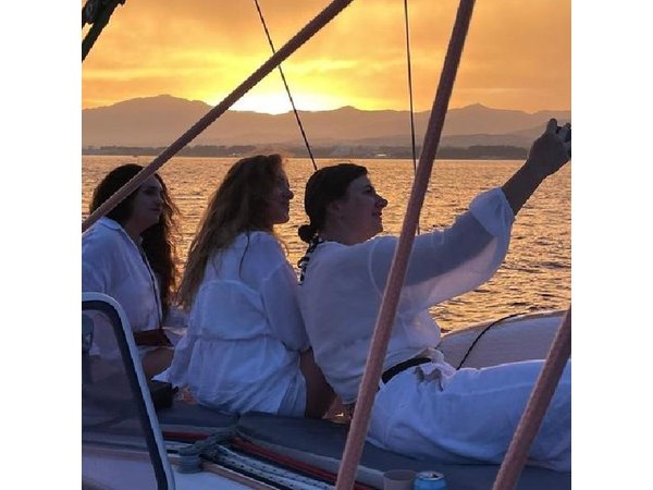 Sunset Sailing along the Marbella coast from Puerto Banus