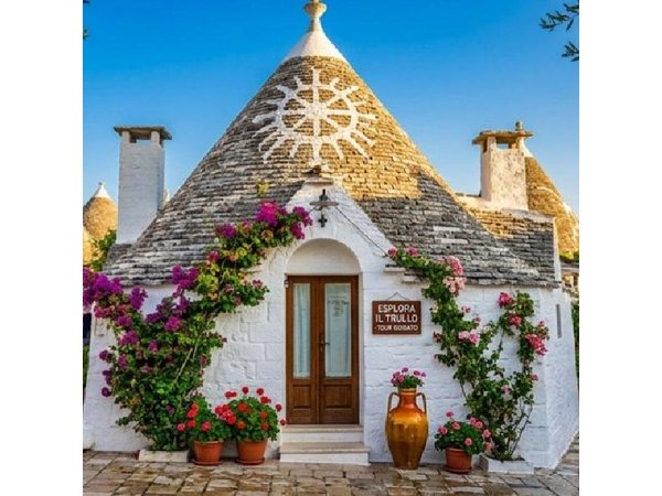 From Lecce : Alberobello, Locorot., Ostuni, guided tour, 2 Testings