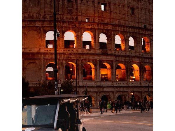 Rome at Night by Golf Cart
