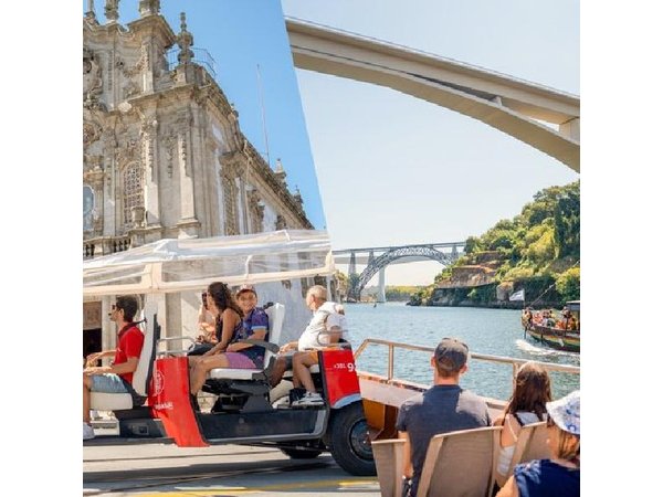 Porto Combo: Tuk-Tuk City Tour and Douro River Cruise