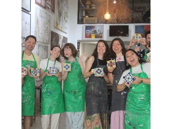 Create Your Zellige Mosaic in Tangier + Tea Experience