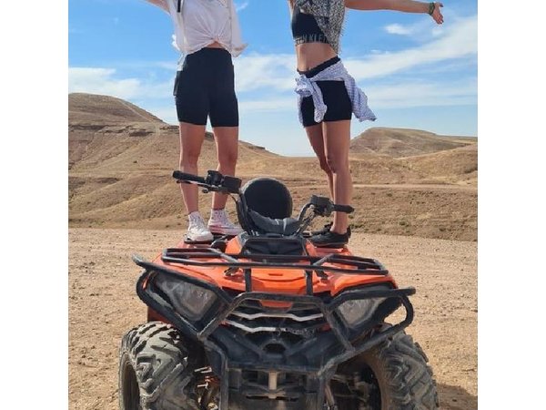 Marrakech: Agafay desert Quad, sunset camel ride and dinner show