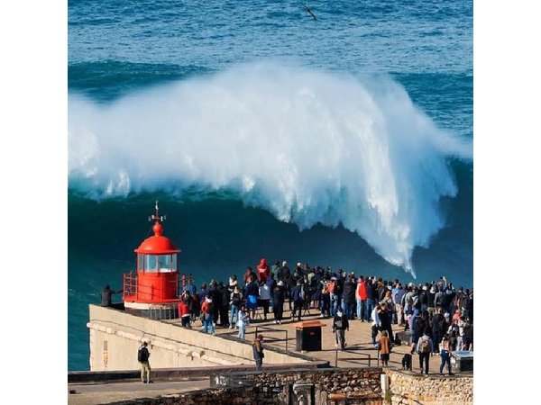 From Lisbon : Tour Óbidos & Nazaré - Medieval Villa and Giant Waves
