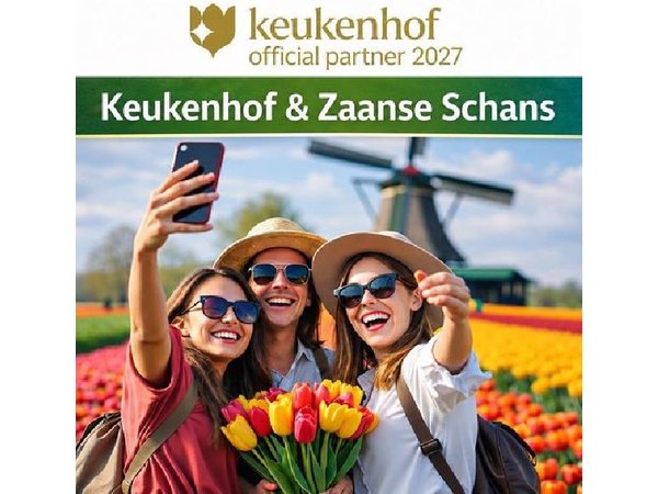 Amsterdam: Keukenhof Gardens and Zaanse Schans Windmills Day Tour