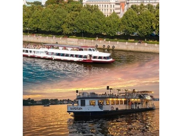 Riga panorama trip - River boats "VECRĪGA" and "MISISIPI"