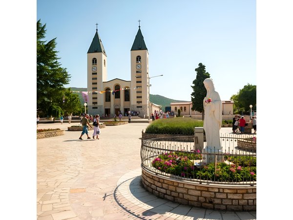 Dubrovnik to Medjugorje & Kravice - Day Trip with Luxury Vehicle