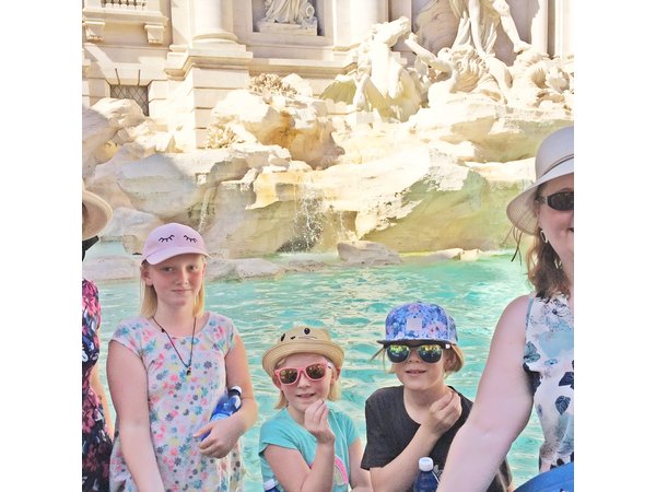 Best of Rome Spanish Steps Trevi Fountain Pantheon Tour for Kids