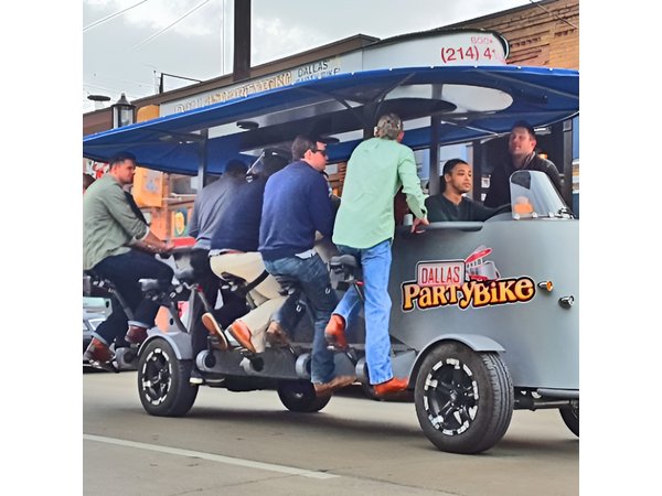 Private Dallas Party Bike Rental in Deep Ellum
