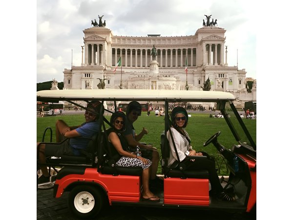 Rome Must See Golf Cart Tour: Pantheon Navona & Trevi Fountain