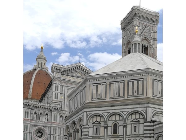 Florence Skyline from the Top of Brunelleschi's Dome