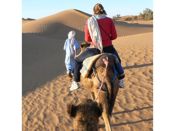 From Marrakech: Private Tour to Oasis and Trekking in the Desert of Erg Chigaga