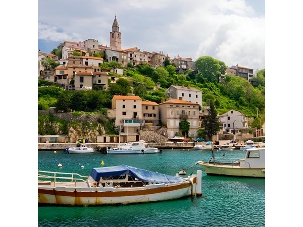 Golden Island of Krk from Rijeka