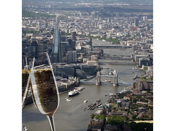 35 minute London Sightseeing Flight for 2 with Champagne