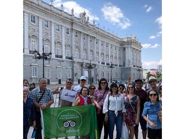 Walking tour around the center of Madrid
