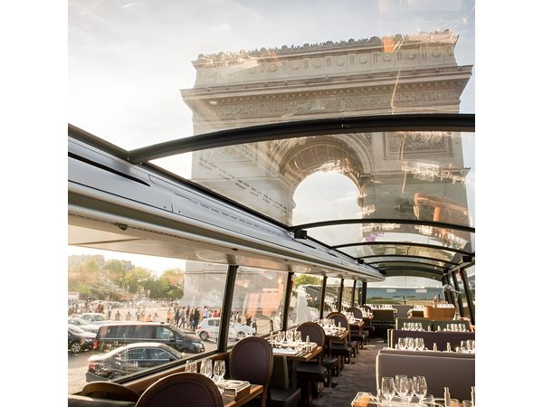 Paris Bustronome Gourmet Sightseeing Dinner on a Panoramic Bus