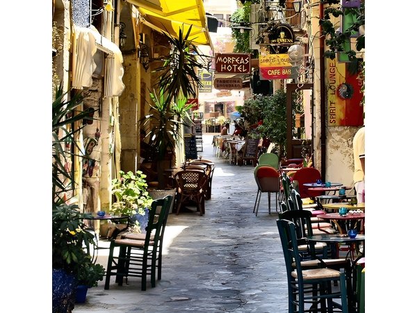 Chania: Old Town, Public Market, Hill of Prophet Elias, Agia Triada