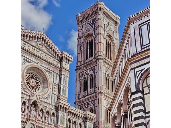 Top of Giotto's Belltower and all museums of Florence Cathedral