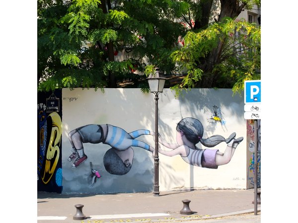 Paris Street Art at Butte-aux-Cailles