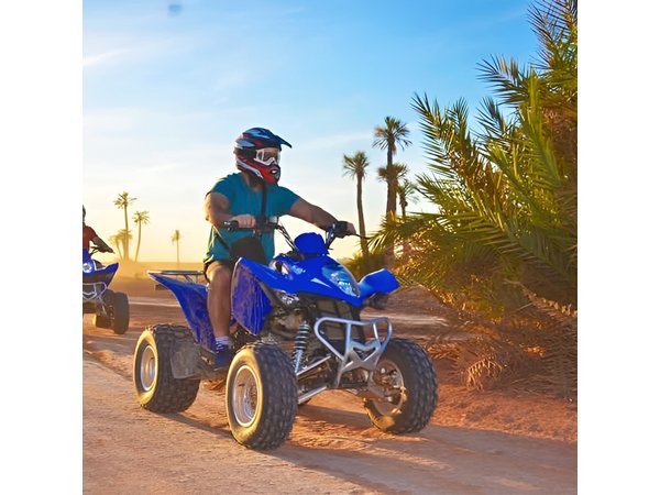 ATV Quad biking Marrakech desert palmgrove