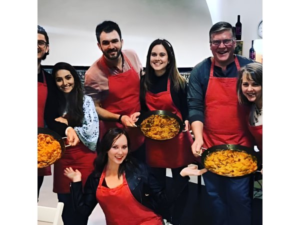 Barcelona : Paella Cooking Experience + Boqueria Market Exclusive Tour