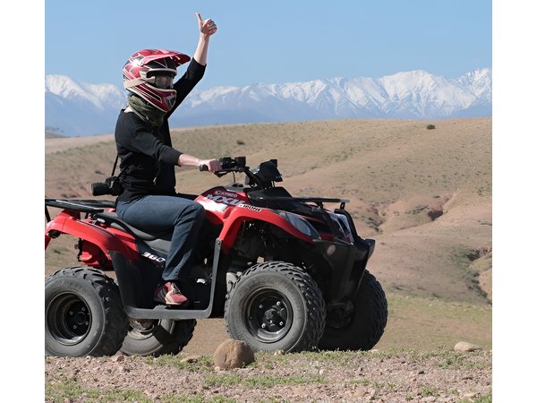 Agafay Desert Quad Biking from Marrakech through Takerkoust Lake