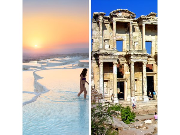 2 Days Ephesus and Pamukkale from Istanbul
