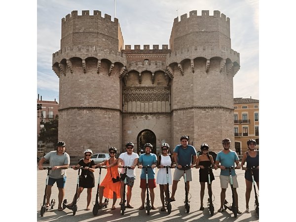 All-in-One Valencia Private E-Scooter Tour