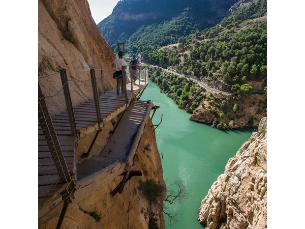Dare to take a walk along the Caminito del Rey path private tour from Malaga