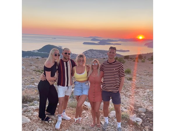Dubrovnik sunset panorama & wine