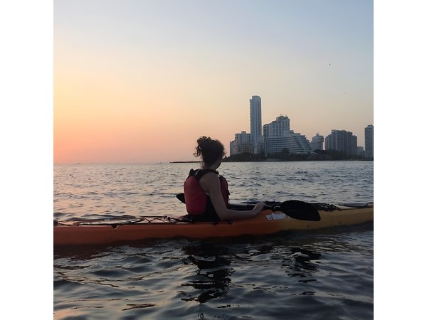 Sunset Cartagena In Kayak