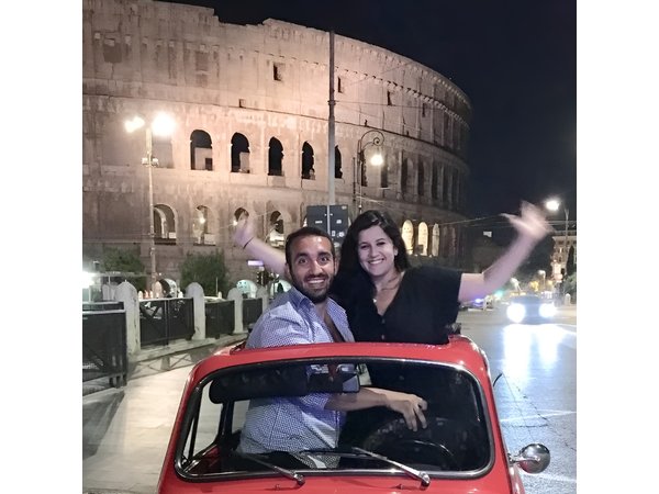 The Original Fiat 500 Night Tour of Rome