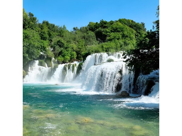 Private day tour to Krka Waterfalls, Primosten & Trogir