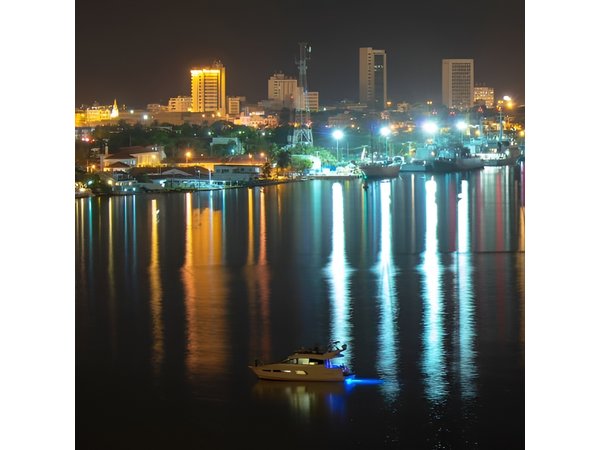 Night Boat Rental in Cartagena Bay