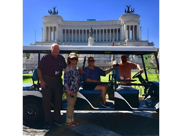Enjoy Rome Full day tour in Golf Cart with Catacombs