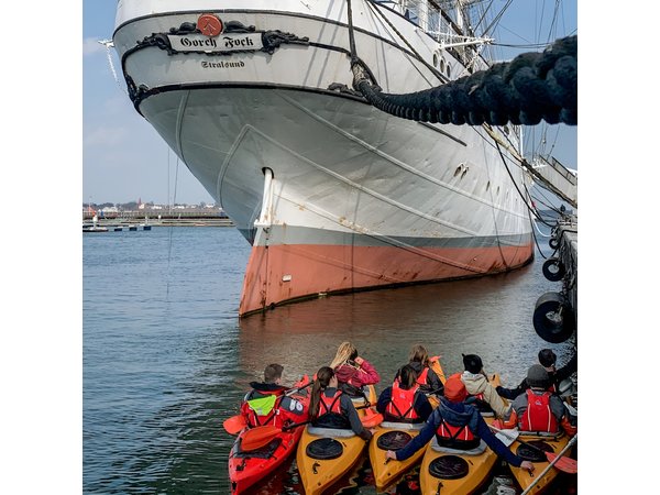 Cultural kayak tour in Stralsund