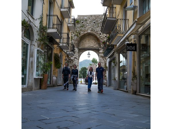Giardini Naxos, Taormina and Castelmola-White Lotus-From Catania