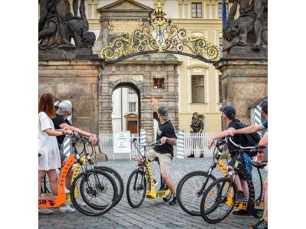 1.5h Prague E-Scooter Panoramic Tour small-group with PragueWay