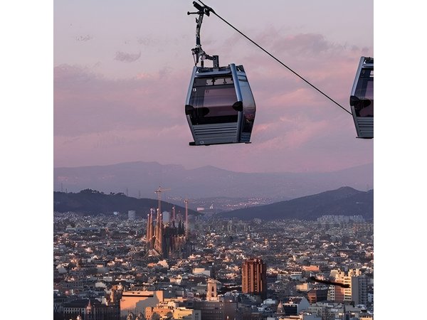 Barcelona City Walk with Montjuïc Castle & Cable Car Guided Tour