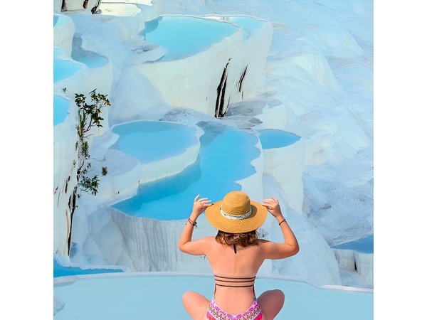 Full-Day Tour of Pamukkale from Antalya with Lunch