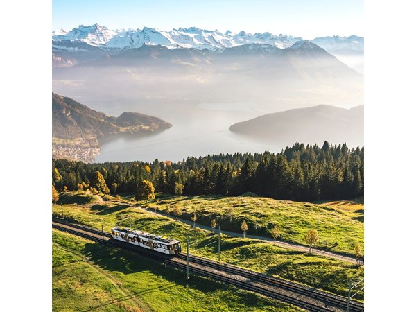 Self-guided: Mount Rigi, Lake Lucerne Cruise and Mountain Spa