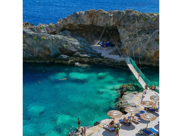 From Chania private trip to Spili-Kourtaliotiko-Kalypso beach