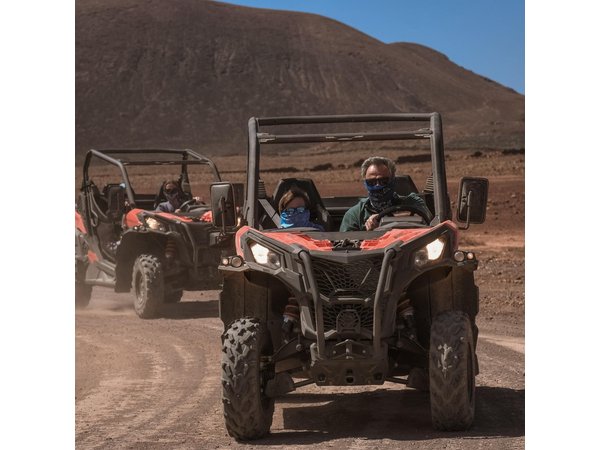Best Buggy fuerteventura can am 800 2 people at 9:00/12:00/15:00