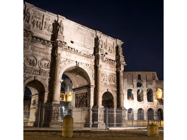 Colosseum & Ancient Rome by Night Guided Walking Tour