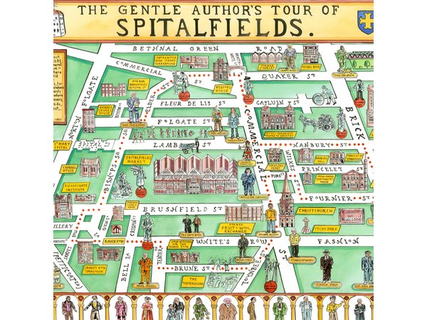 Walking Tour around Spitalfields in the East End of London
