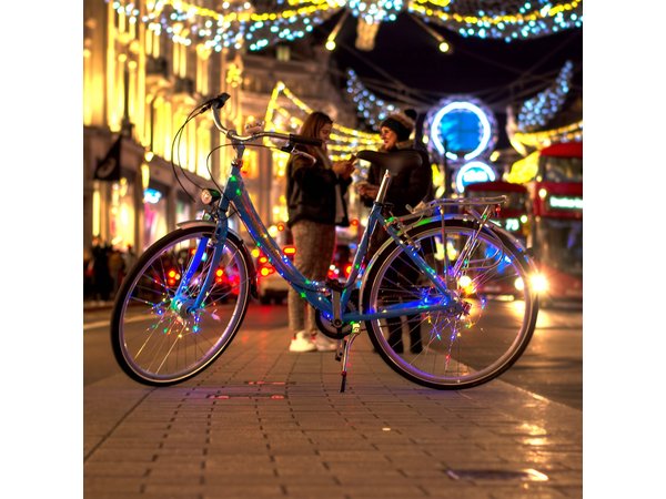 London Christmas Lights Bike Tour with Local Guide